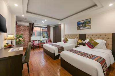 Camera doppia con letti singoli — Hôtel new day SaPa